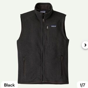 Patagonia Men's Black Vest